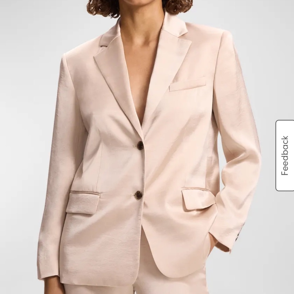 Theory One Button/Seashell Blazer - image 2